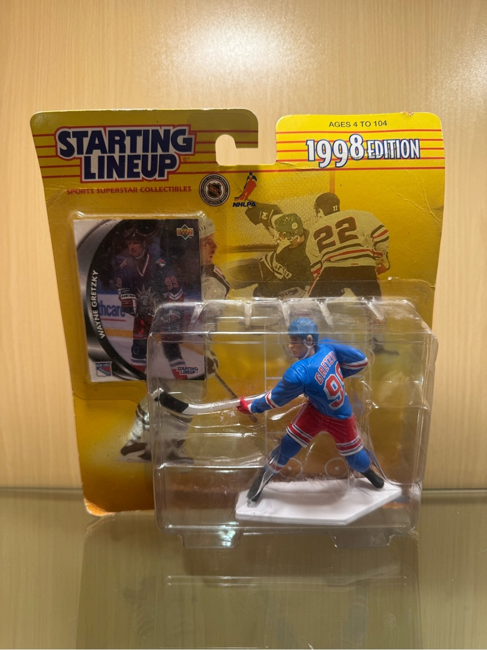 Vintage 1998 Starting Lineup Wayne Gretzky New York Rangers NHL Hockey figure